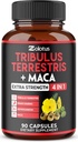 Zolotus Premium Tribulus Terrestris Kapsler - Kombineret med Ashwagandha, Panax Ginseng & Maca - 90 tællinger til 3 måneder