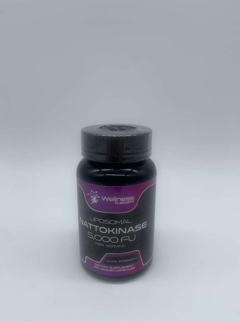 Nattokinase Supplement kapsler - 5000 FU - enzymer fra Pure Japansk Nato Extract, hjerte og immunforsvar
