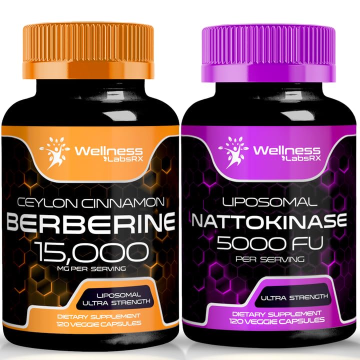 Nattokinase Supplement kapsler - 5000 FU - enzymer fra Pure Japansk Nato Extract, hjerte og immunforsvar