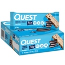 Quest Nutrition Protein Bar, Cookies & Cream, 21g Protein, 4g Net Carbs, 190 Cals, Low Carb, Gluten Free, Soy Free, 2.12oz Bar, 1 Count