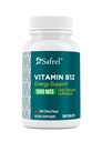 Safrel Vitamin B12 1000 mcg, 200 Fast Dissolve Tablets, Easy to Take Sublingual B12 Cherry Flavor, 200 Day Supply