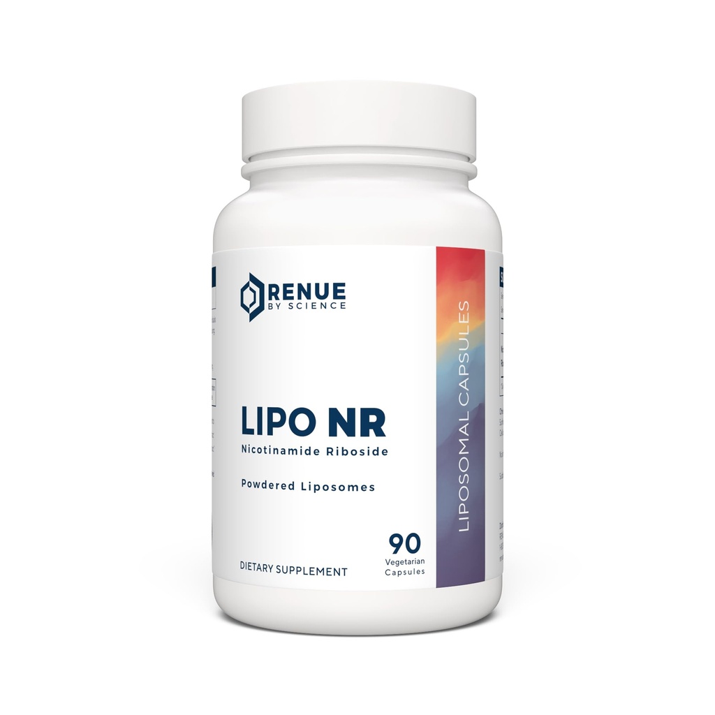 RENUE by Science Nicotinamid Riboside ttesmå 124; High Strength Liposomal NAD Supplement 124; 90 Nicotinamid Capsules - 300mg Nicotinamid Riboside per Serving Medic124; Fremstillet i USA Third-Party Testet