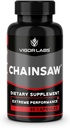 Chainsaw af Vigor Labs (30 kapsler), Understøtter Firmness, Stamina og Endurance, Kosttilskud til Boost Blood Flow (Made in USA)