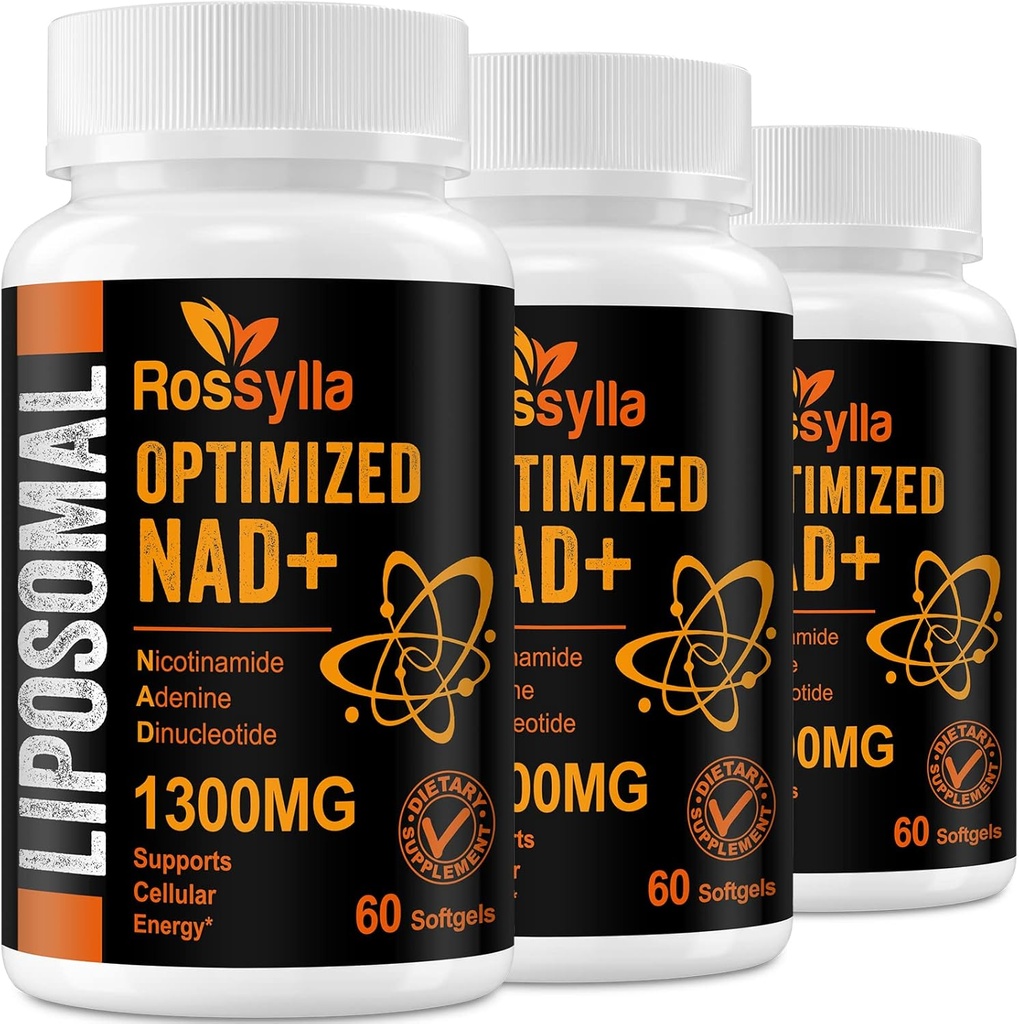 1300 MG Liposomal NAD + Supplement adapt124; highest Absorbate 124; purest NAD Supplementeret til Boost NAD + Effectively against 124; Boosting NAD + Supplement for aging Defese, Cellulær energi, Longevity