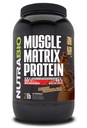 Nutrabio Muscle Matrix Protein Powder - 25 g protein Per Scoop - Whey Isolate og Micellar Casein Combo til hurtig og langsom udgivelse - hollandsk chokolade - 2 pund, 28 servering
