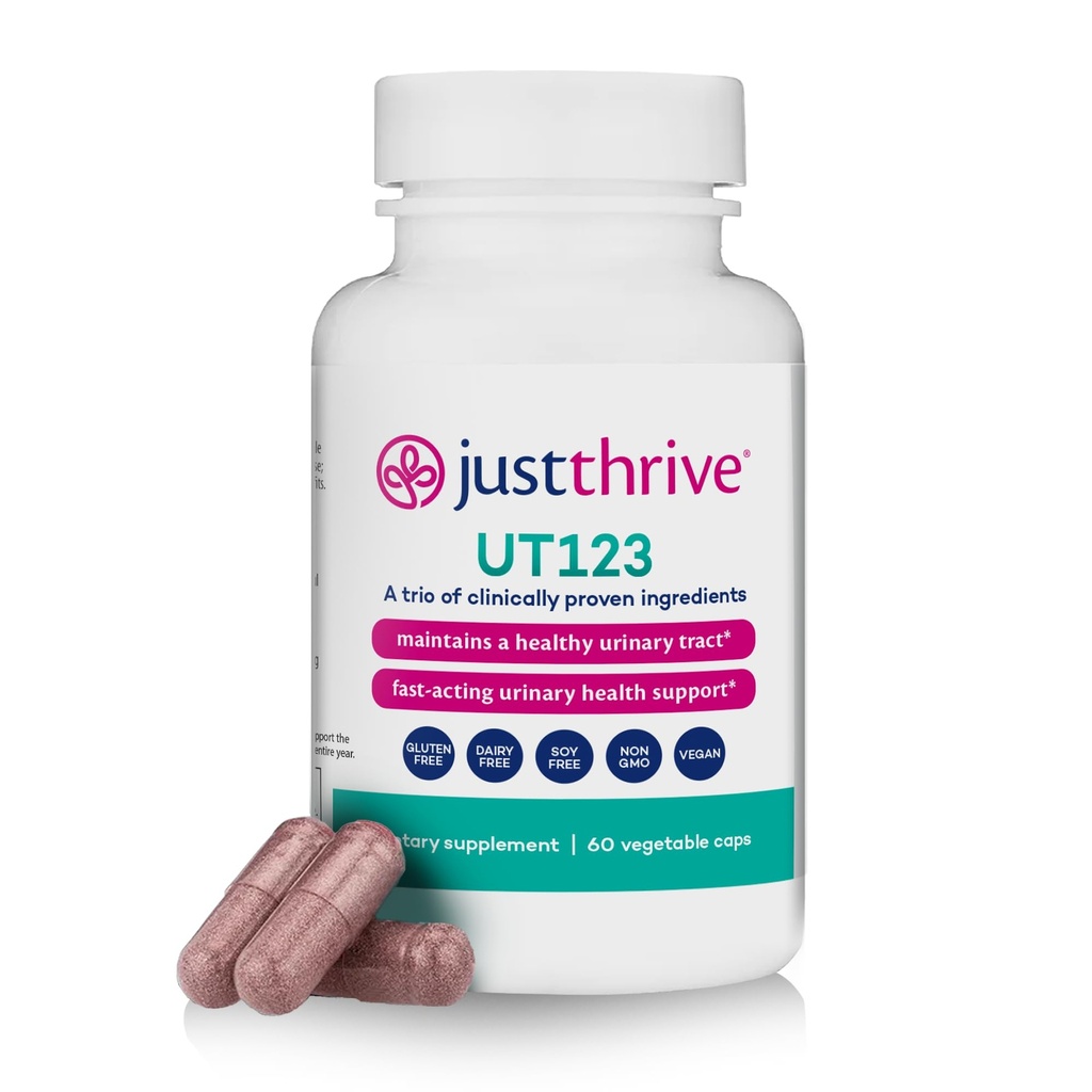 Bare Thrive UT123 - Understøtter urinveje sundhed for kvinder - Lavet med kranbær, 60 kapsler