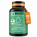 Natokinase 4000 Fu 200mg - Vegan No Stearates Gluten Free - Pure Natural Blood Thinner & Blood Flow Supplement - 100 kapsler / 100 dages forsyning