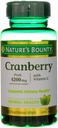 Nature 's Bounty Cranberry Fruit 4200 mg, Plus C-vitamin, 120 ea (pakke med 5)