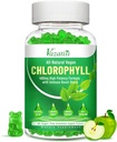 Chlorophyll Gummies - Super Green 13 i 1 med Ashwagandha C-vitamin Zink & kobber til Body Odor, Skin Energy immunforsvar Deodorant for kvinder - 60 Greve