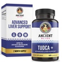 Tudca 500 mg, 60 kapsler (Tauroursodeoxycholsyre) - Bile Salts Leverstøtte supplement, Natural Bitter Taste- Vegan Friendly, Non GMO, Gluten Free Capsules by Ancient Bliss