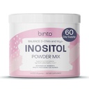 Binto Inositol Powder Mix 124; 60- Day Supply Mate 124; 40: 1 Ratio af Myo og D- Chiro Inositol Mate 124; Hormonbalance og ovulation Support Mate 124; Konserveringsfri