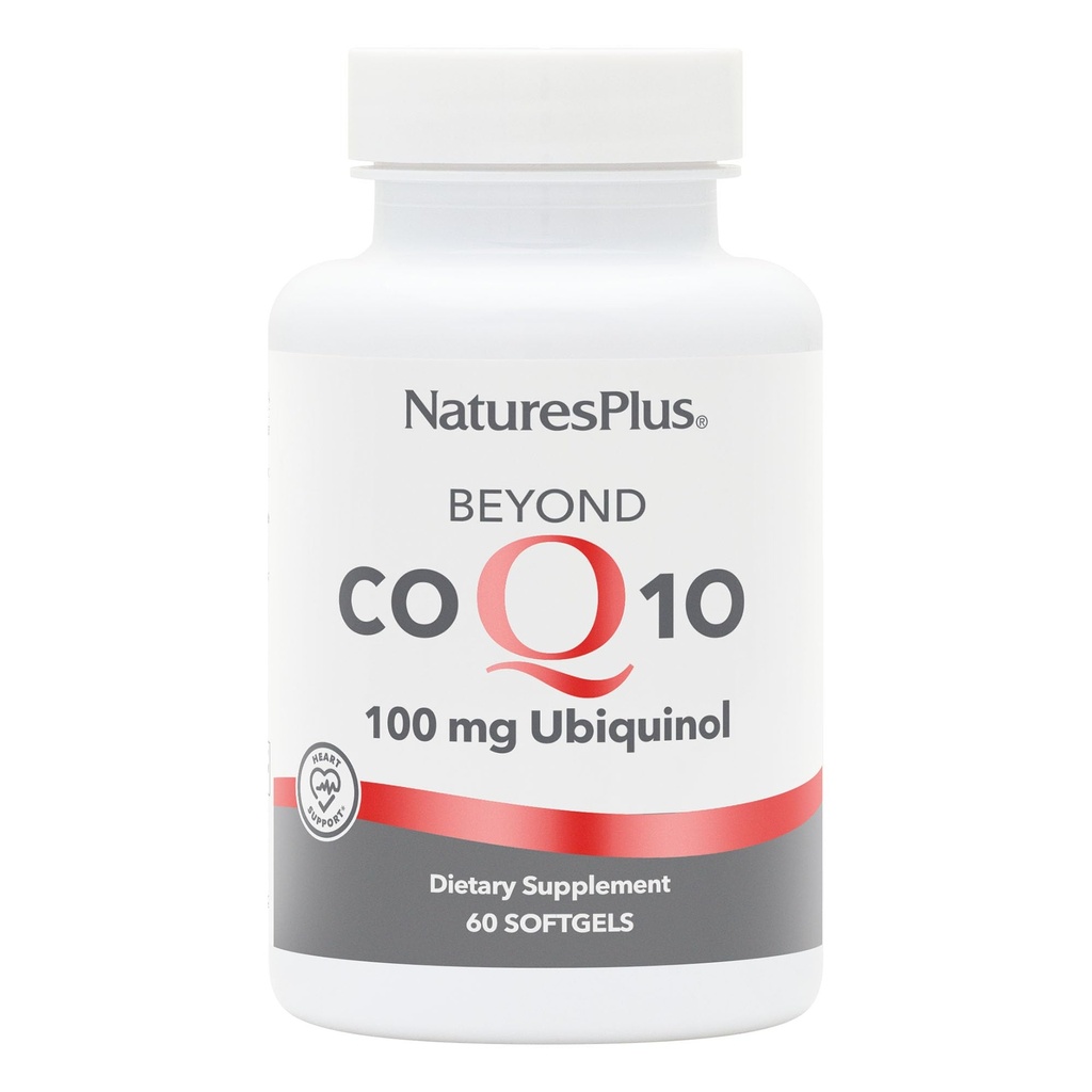 NaturesPlus Beyond CoQ10 100 mg - 60 Softgels - Provides High-Strength Ubiquinol - Supports Overall Well-Being - 60 Servings