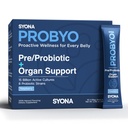 SYONA PROBYO No Bloat Probiotic Blend 15B CFU 8 Strains for Gut Support Men & Women with Beet Root & Dandelion Extract, 30 Stick Packs