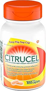 Citrucel Methylcellulose Fiberkapsler til lejlighedsvis Obstipation Relief, Orange Flavor - 1 Tælling