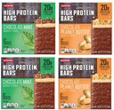 Millville Elevation Mint Chocolate and Chocolate Peanut Butter High Protein Bars 14.4oz 408g (Pack of Four)