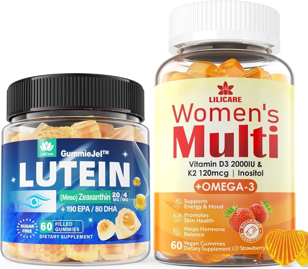 Eye Vitaminer Fyldt Gummy + Kvinder Multivitamin Gummies