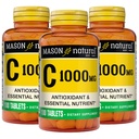 MASON NATURAL C-vitamin 1000 mg, 300 dages forsyning, understøtter sundt immunsystem, antioxidant og essentiel ernæring, 3 Pack