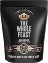 The Fittest Whole Feast Beef Protein Powder - Milk Chocolate - Grass Fed Nose to Tail Carnivore Blend Including Liver, Colostrum and Whole Bone - BCAAs - 14g Collagen, 21g Total Protein
