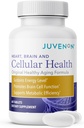 Juvenon Cellulær Health Note 124; Heart, Brain Supplement med Acetyl L- Carnitin og Biotin - Understøtter NAD + funktion, energiproduktion, Mood, Revitalized Metabolisme, Mental Focus & Clarity (60 tabletter)