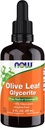 Now Foods Supplements, Olive Leaf Glycerite Liquid, 18% Oleuropein, Dropper inkluderet, Gratis Radical Scavenger *, 2-Ounce