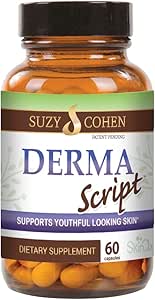 Script Essentials DermaScript Clear Skin Probiotika - hudpleje Rutine supplement - Biotin Face Supplementnt - Fights Acne, tørhed, Irritation og udslæt (60 kapsler)