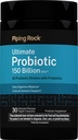 Piping Rock Ultimate Probiotic 150 Billion CFU | 30 Capsules | 40 Probiotic and Prebiotic Strains | Daily Digestive Balance | Non-GMO, Gluten Free