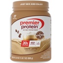 Premier Protein Powder, Café Latte, 30g Protein, 1g Sukker, 100% Whey Protein, Keto Friendly, Gluten Free, No Soy, 95mg Koffein for Energy, 23.9 oz (17 Servere)