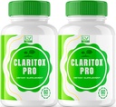 (2 Pack) Claritox Pro, Claritox Pro Support Pills, Claritox Pro Anmeldelser, Claritox Pro Kapsler, Claritox Pro Capsule Support Supplement - Advanced Pill Formel, 120 Kapsler til 2 Måneder