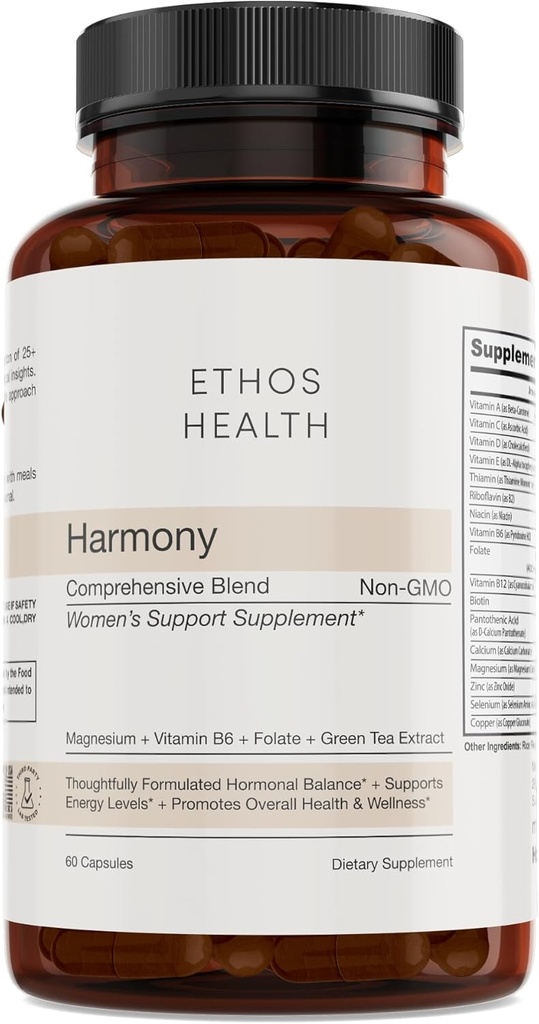 Dagligt multivitamin til kvinder med biotin, B12, Magnesium & Antioxidanter - Energi, immunforsvar og Hormonal Support - Med kinesisk Yam Root & Herbal Extracts - Non- GMO Women 's Health Supplement