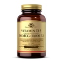 Solgar vitamin D3 (Cholecalciferol) 250 MCG (10.000 IE), 120 Softgels - Hjælper bevare sunde knogler & tænder - immunsystemet support - ikke GMO, Gluten fri, Dairy Free - 120 Servere