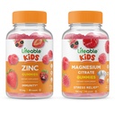Lifeable Magnesium Kids + Zink Kids, Gummies Bundle - Great Tasting, Vitamin Supplement, Gluten Free, GMO Free, Chewable Gummy