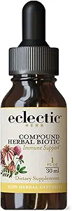 Eclectic Herbs Kid 's Herbal Biotic (Lemon Lime Flavor) Dex124; Non-GMO, Gluten- fri, Organic Wildcrafted, Soy Free, Kid Friendly Dex124; 1 fl oz (30 ml)