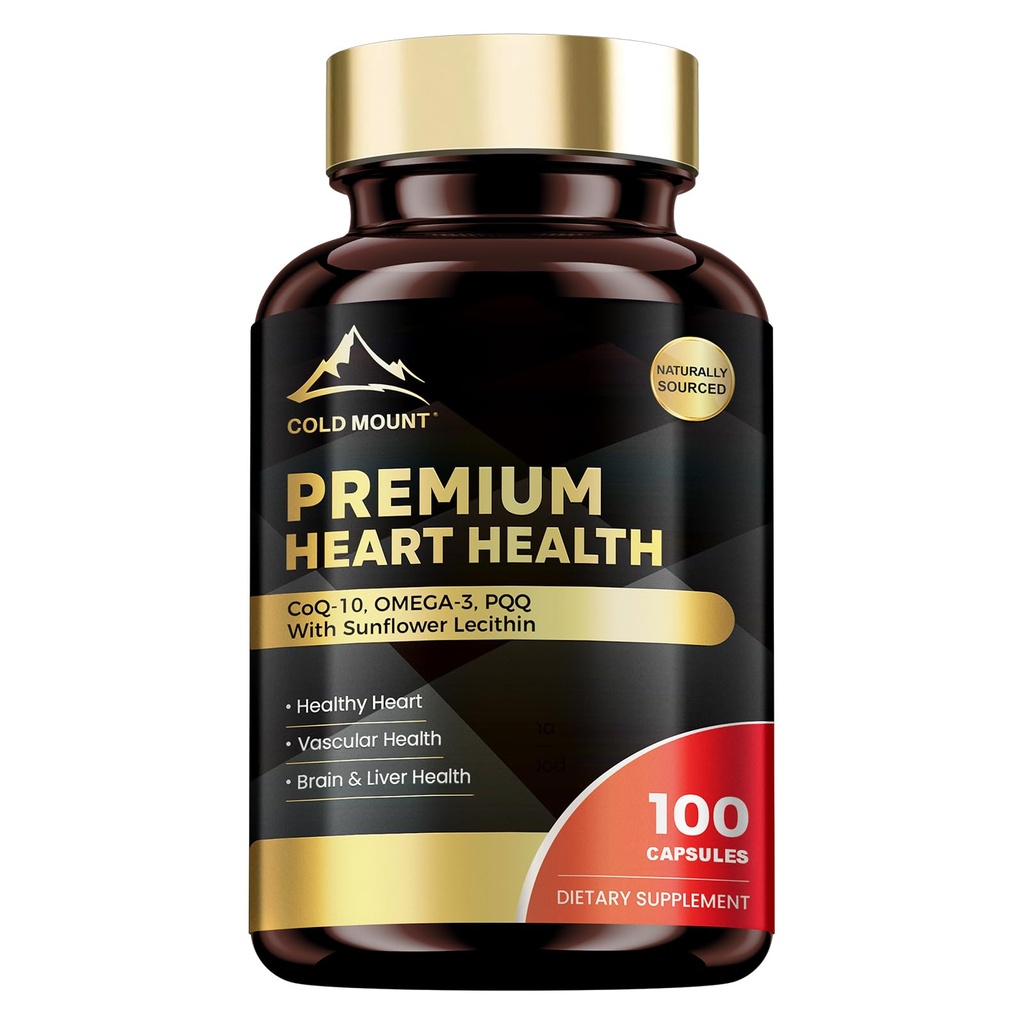 CoQ10 Supplement – Antioxidant & Cellular Energy Support – 100 Capsules