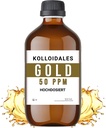 Kolloid guldopløsning, 50 PPM, 500ml, høj renhed 99,99%