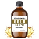 Kolloid guldopløsning, 50 PPM, 500ml, høj renhed 99,99%
