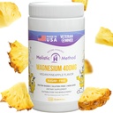 Magnesium Citrate Gummies - sukkerfri, Vegansk og ikke-GMO for bedre søvn og afslapning - Ingen sukkeralkohol - Magnesiumtillæg til voksne, teenagere og børn - Ananas - 240 tykkere