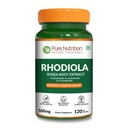 Pure Nutrition Rhodiola Rosea Root Extract 500 mg | 120 Veg Capsules | Standardized to 3% Rosavins & 1% Salidroside | Adaptogenic Herb | Herbal Dietary Supplement | Non GMO