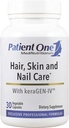 Patient One Hår, Hud & Nail Care • 124; supplement til støtte stærke negle, og sundt hår og hud * • 124; med Keratin, Collagen og mere • 124; 30 kapsler
