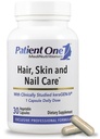 Patient One Hår, Hud & Nail Care • 124; supplement til støtte stærke negle, og sundt hår og hud * • 124; med Keratin, Collagen og mere • 124; 30 kapsler