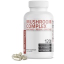 Bronson Triple Mushroom Complex - Maitake - Reishi - Shiitake - Kraftfuld Antioxidant og immunsystem Booster - Fuld Spectrum Mushroom Complex - 600 mg kapsler - 120 Greve