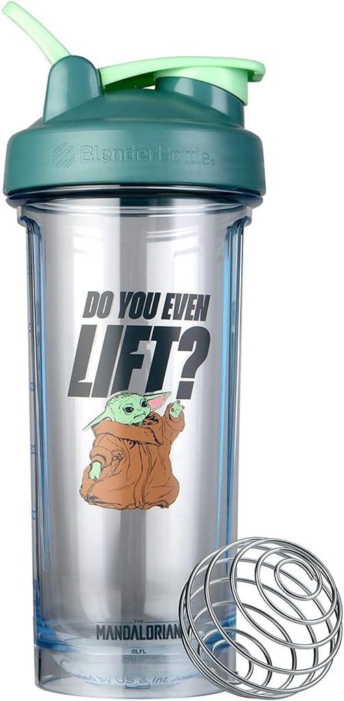 BlenderFlaske Star Wars Shaker Flaske Pro Series Perfekt til Protein Shakes og Pre Workout, 28-Ounce, Har du selv løfte?