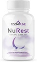 CogniTune Natural Sleep Aid for Voksnes - Urte Sleep Aid Supplement - Ikke-Drowsy Formel med Melatonin, Valerian Root, Lemon Balm, Kamille, GABA & mere