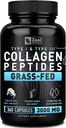 Zeal Naturals Collagen Peptider Collagen Pills (360 Kapsler) Græs Fed Collagen Pepetide Powder - Hydrolyzed Collagen Powder til JointTendon SupplementHår Hud og negle -