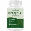 Lung Support Probiotic, Ever Nature Cure Probiotic, Lung Health Supplements with Vasaka Leaf, Holy Basil Leaf & Turmeric Root Extract, 60 Capsules