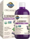 Have of Life Organics Plant Based Elderberry Immunsyrup 6.59 floz (195 mL) for børn og voksne - Sambucus, Echinacea, Zink & vitamin C, 0g Sukker, Organic Vegan Gluten Free Herbal Supplement