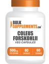 Bulkolin Capsules - Forskolin Supplement, Forskolin Kapsler - Herbal Supplement, Gluten Free, 1 Kapsel per Serving, 60 Kapsler (Pakke med 1)