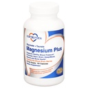 Magnesium Plus - 200 mg Magnesium Glycinat og Magnesium Taurat til blodtryk, hjerte, hjerne, søvn & mood Support - Meget koncentreret og godt Absorberet - 120 kapsler