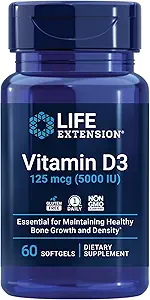 Life Extension Two- Per- Day 120 Tablet Multi- Vitamin & 60 Softgel 5000 IE D3- Vitamin Bundle
