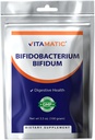Vitamatic Bifidobacterium Bifidum Probiotic Powder - fordøjelsesstøtte - 100 Gram (3.5 OZ) - 100 Servere