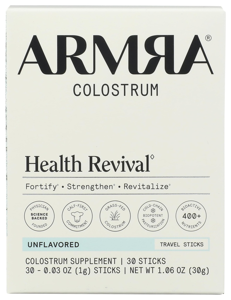 Armra Unflavored Colostrum Powder Travel Packs, 30 CT
